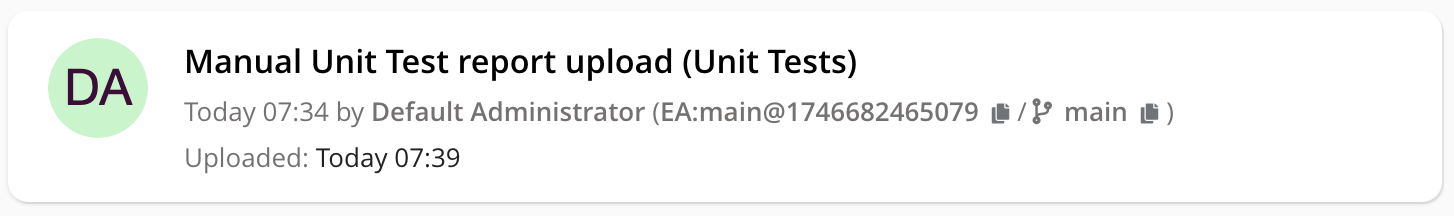 External Upload Commit