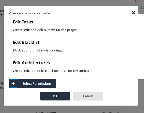 Creating a Project Role - Step 1