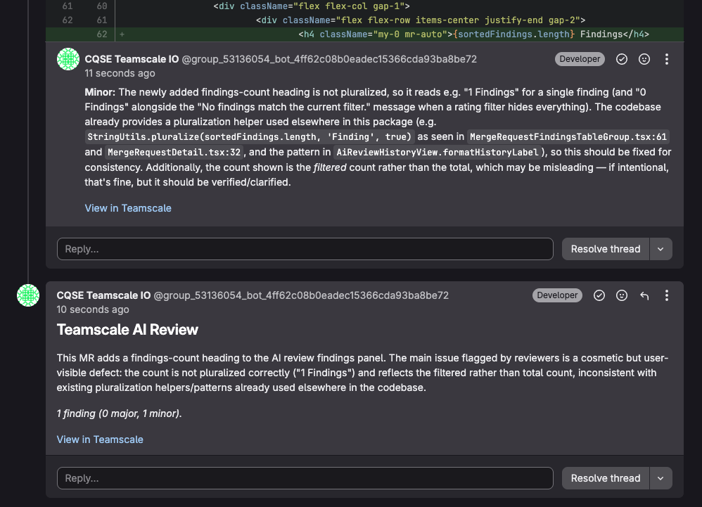 Agentic Review in GitLab