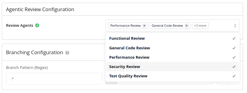 Agentic Review Configuration
