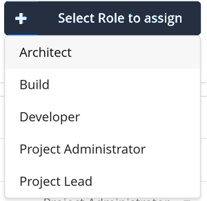 Role Dropdown