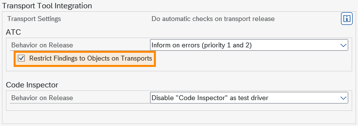 SAP Transport Integration - ATC