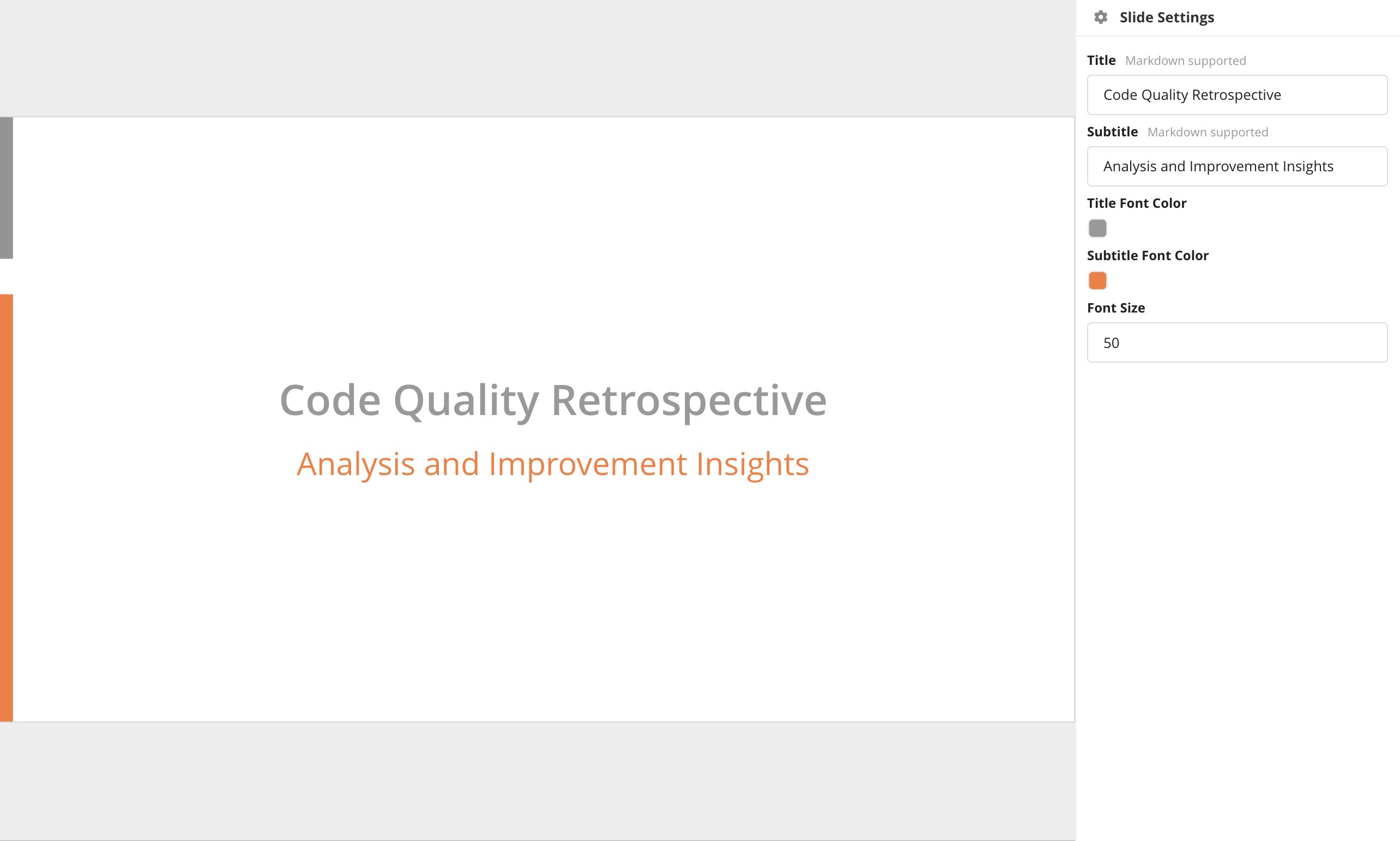 Section Title with Subtitle