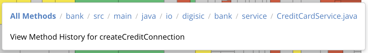 Persistent Tooltip on a Test Gap Treemap